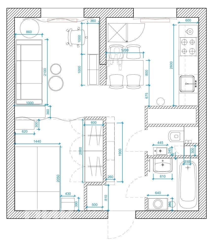 1-к. квартира, 35.1 м², 60 400 ₽/мес — фото № 21