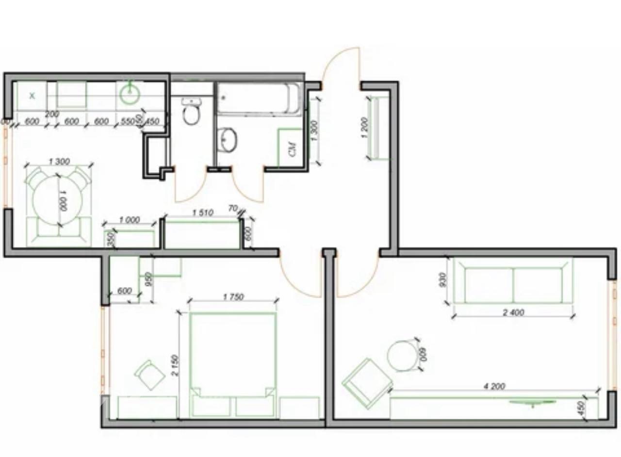 2-к. квартира, 58.3 м², 81 900 ₽/мес — фото № 22