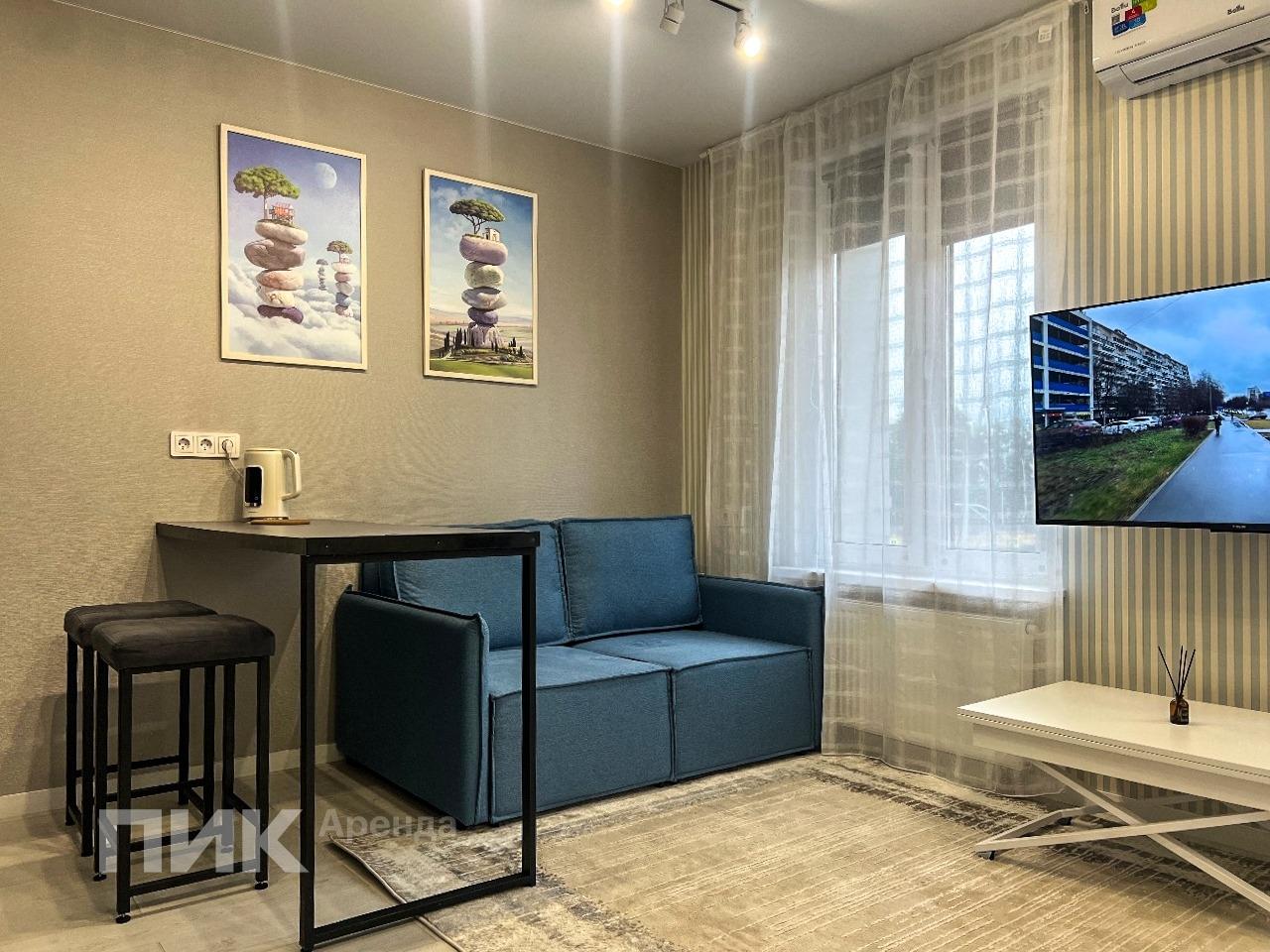 студия, 28 м², 42 600 ₽/мес — фото № 1