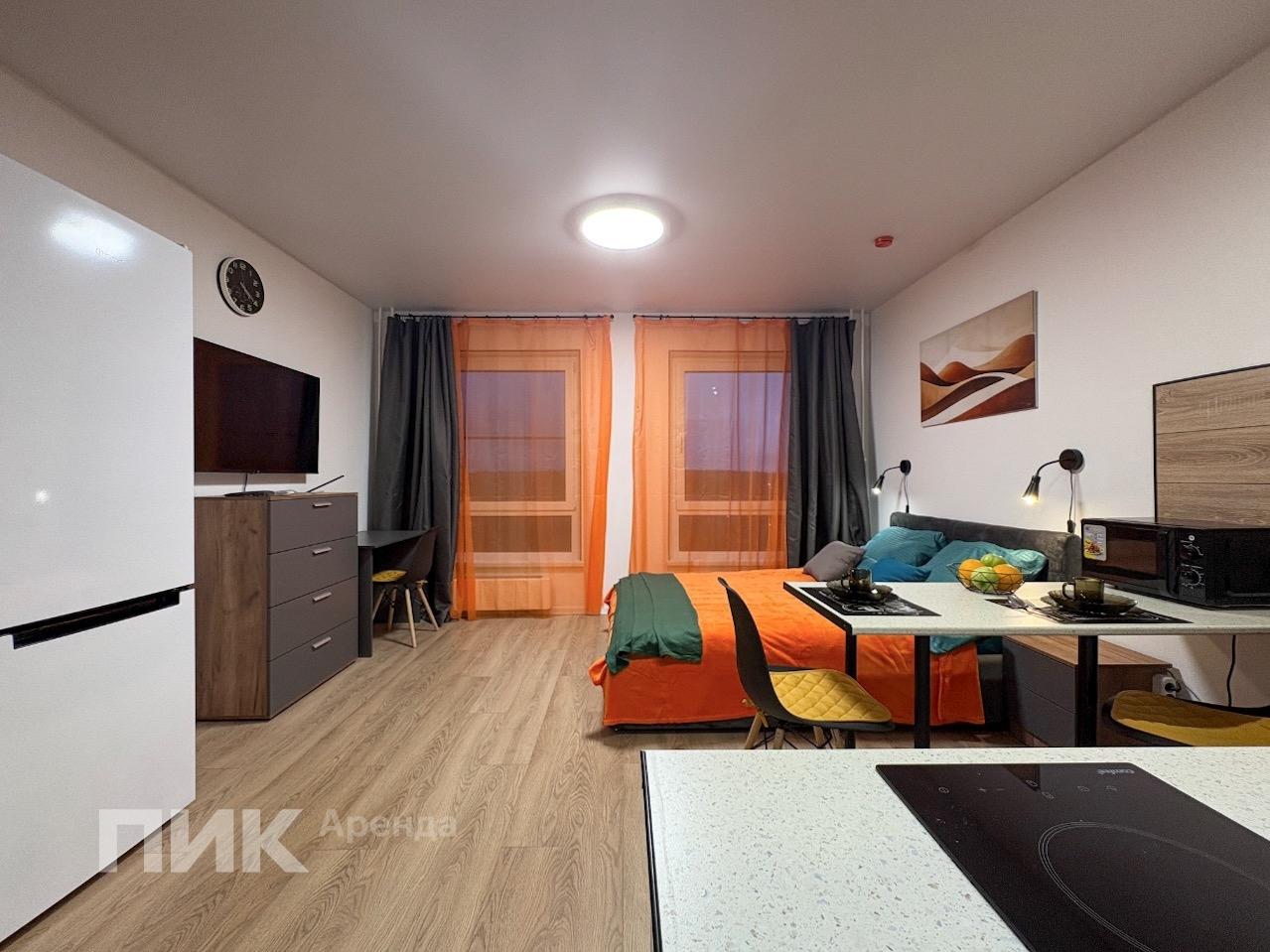 студия, 25.3 м², 44 700 ₽/мес — фото № 1
