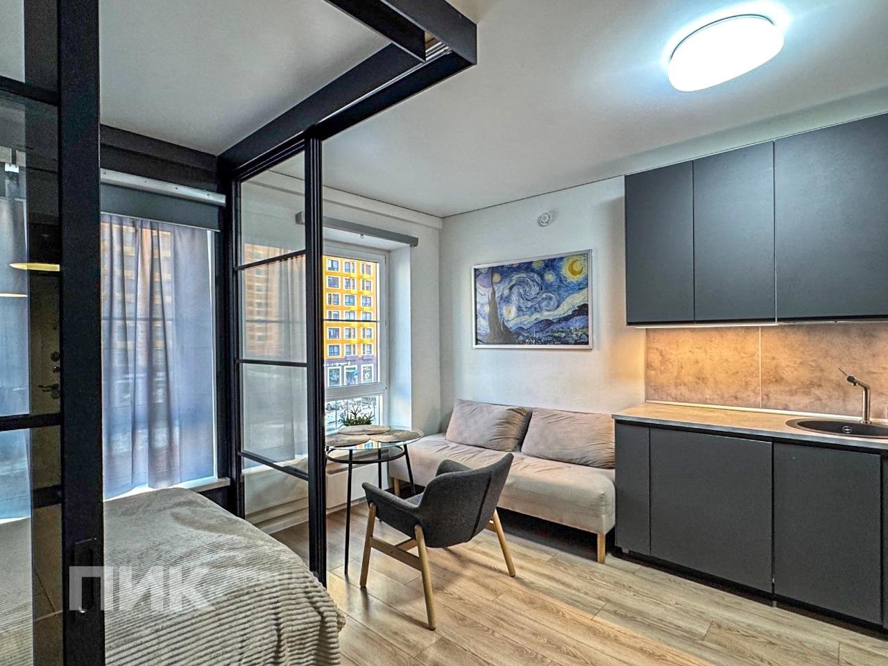 студия, 27 м², 60 000 ₽/мес — фото № 4