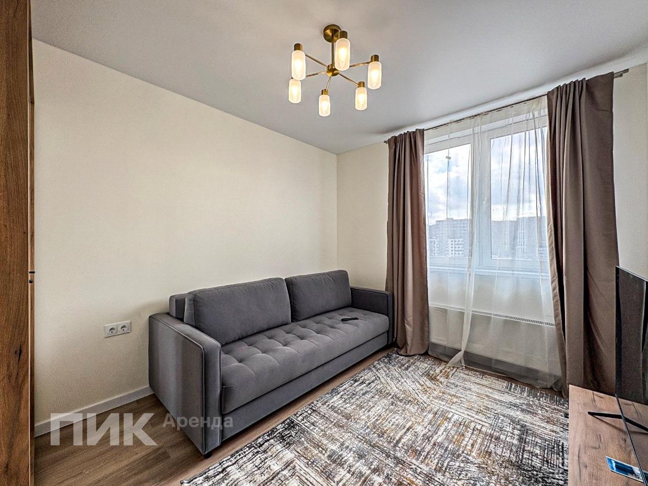 1-к. квартира, 33.8 м², 61 400 ₽/мес — фото № 1