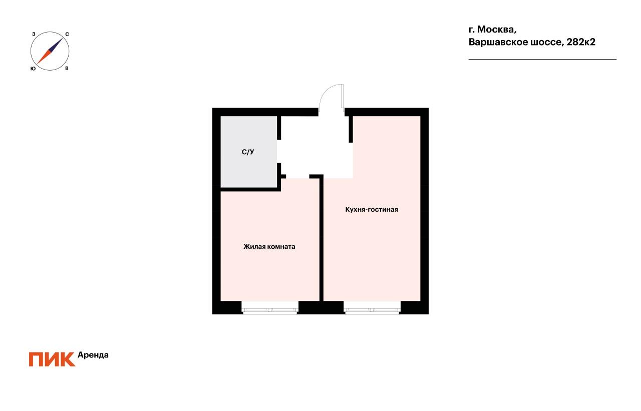 1-к. квартира, 35.7 м², 48 000 ₽/мес — фото № 22