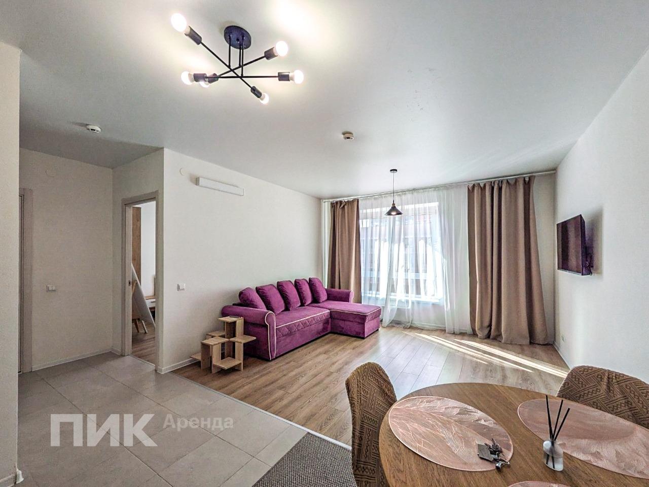 1-к. квартира, 42.9 м², 57 500 ₽/мес — фото № 2