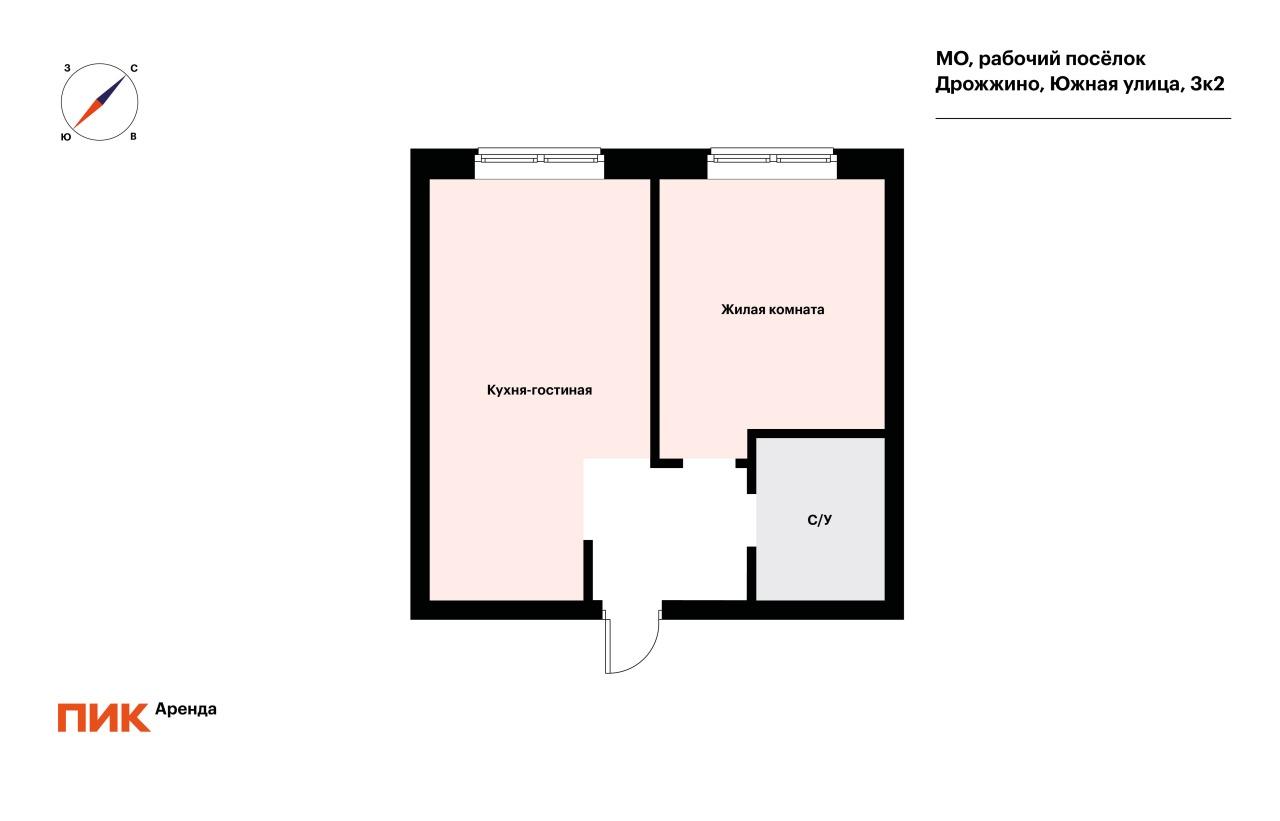 1-к. квартира, 40.5 м², 50 200 ₽/мес — фото № 19