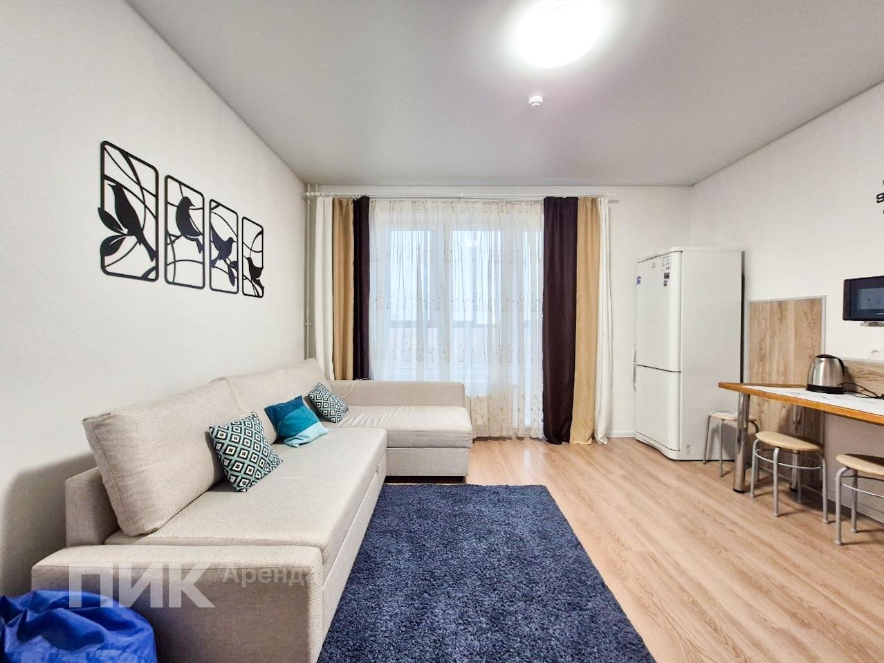 студия, 24.8 м², 39 800 ₽/мес — фото № 1