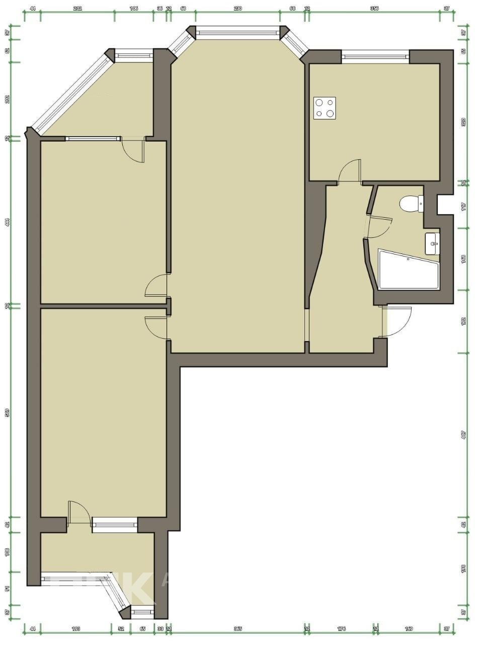 3-к. квартира, 79.5 м², 84 600 ₽/мес — фото № 24
