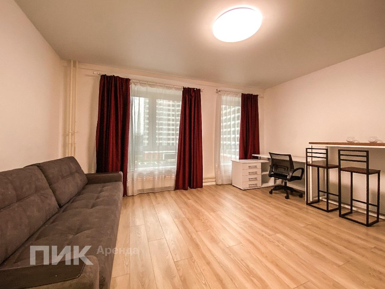 студия, 29 м², 58 300 ₽/мес — фото № 1