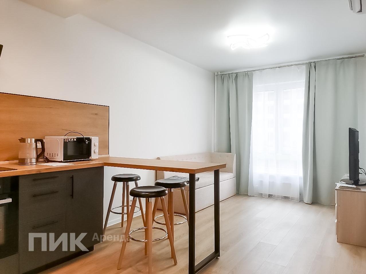 1-к. квартира, 33.8 м², 63 500 ₽/мес — фото № 1