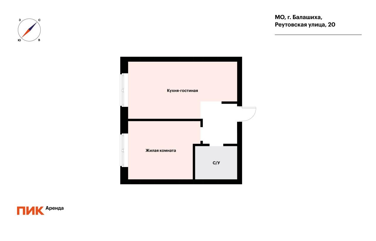 1-к. квартира, 35.2 м², 65 200 ₽/мес — фото № 17