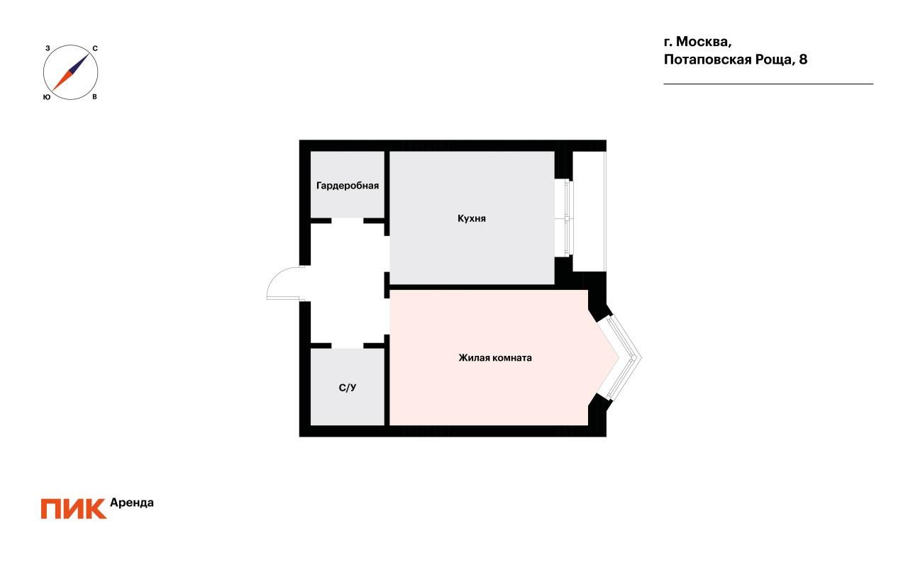 1-к. квартира, 36.2 м², 58 300 ₽/мес — фото № 21 1-к. квартира, 36.2 м², 58 300 ₽/мес — фото № 21