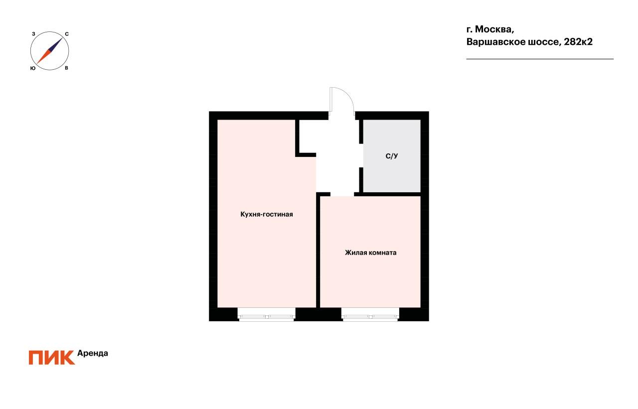 1-к. квартира, 35.5 м², 50 000 ₽/мес — фото № 18