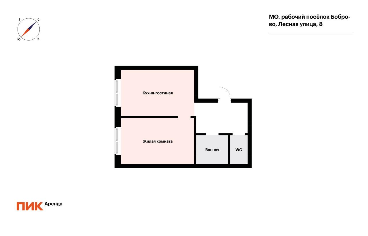 1-к. квартира, 44 м², 45 400 ₽/мес — фото № 19 1-к. квартира, 44 м², 45 400 ₽/мес — фото № 19