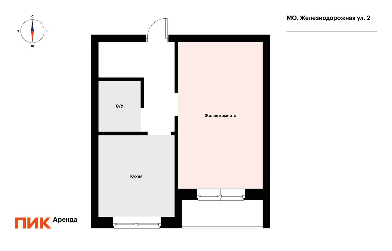 1-к. квартира, 38.2 м², 51 600 ₽/мес — фото № 21 1-к. квартира, 38.2 м², 51 600 ₽/мес — фото № 21