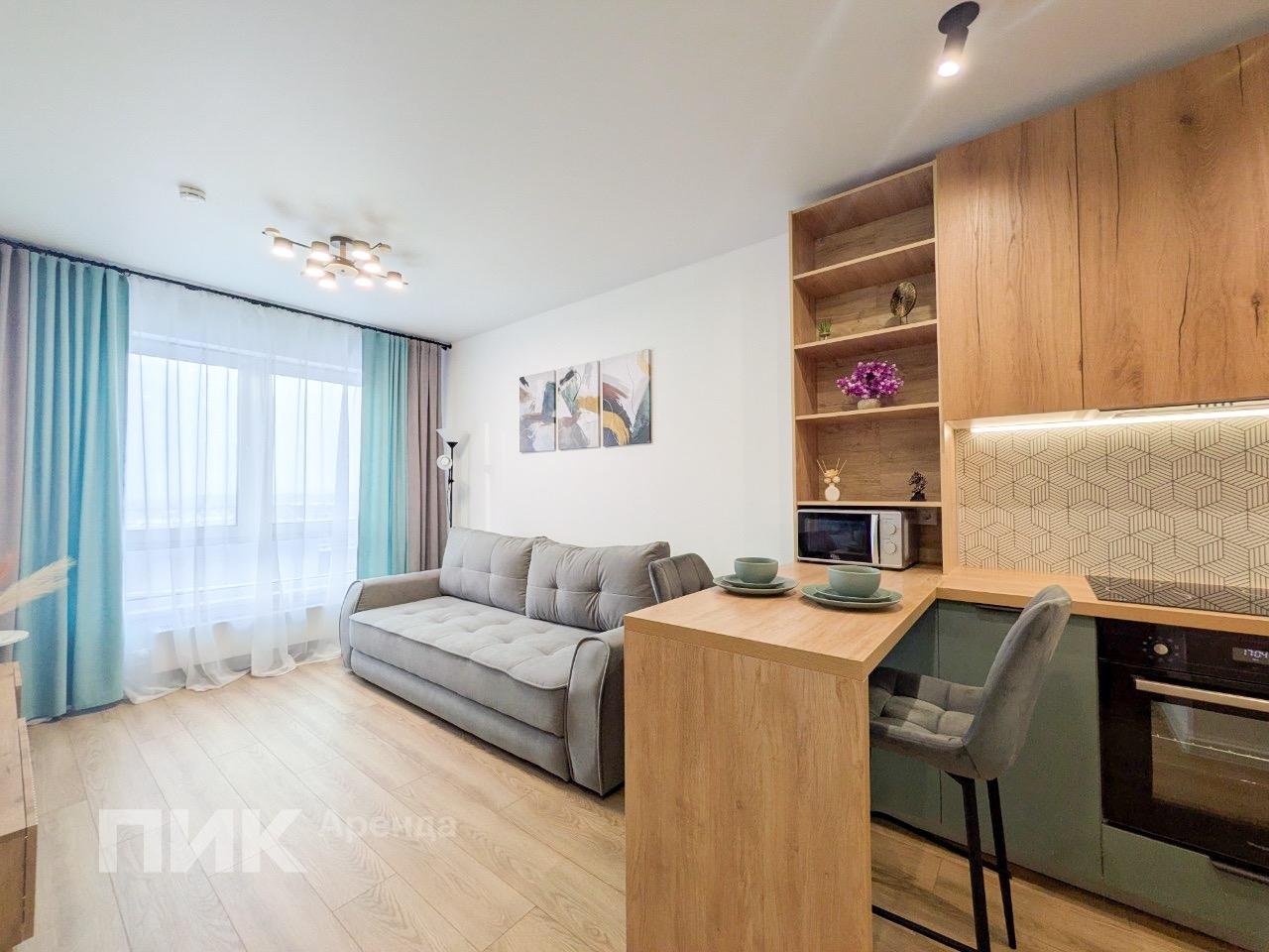 1-к. квартира, 33.5 м², 63 500 ₽/мес — фото № 1 1-к. квартира, 33.5 м², 63 500 ₽/мес — фото № 1