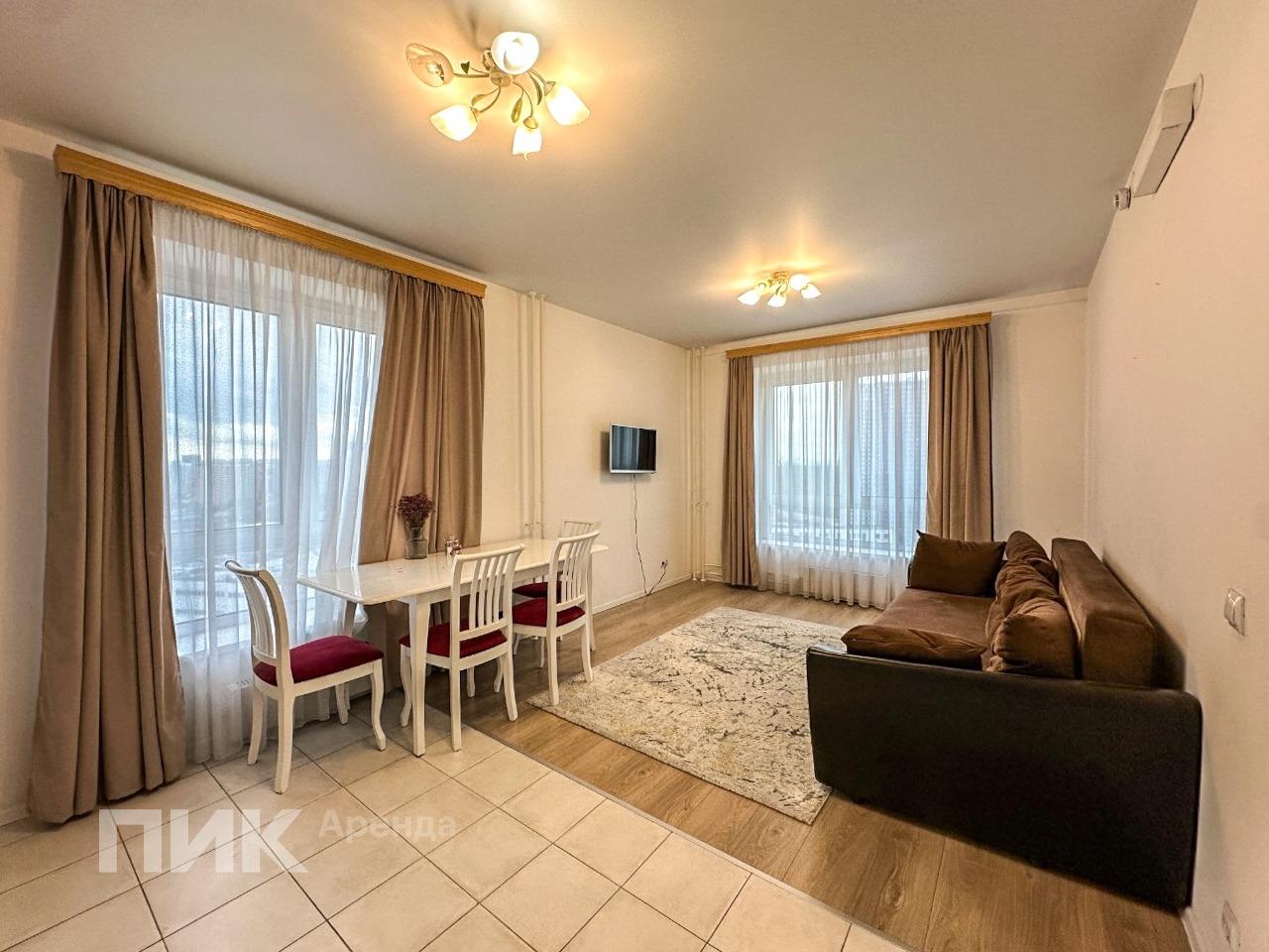 2-к. квартира, 59.6 м², 81 200 ₽/мес — фото № 1 2-к. квартира, 59.6 м², 81 200 ₽/мес — фото № 1