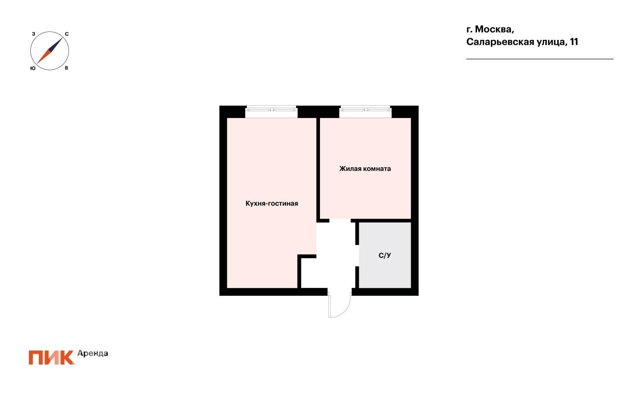 1-к. квартира, 39.4 м², 72 000 ₽/мес — фото № 20 1-к. квартира, 39.4 м², 72 000 ₽/мес — фото № 20