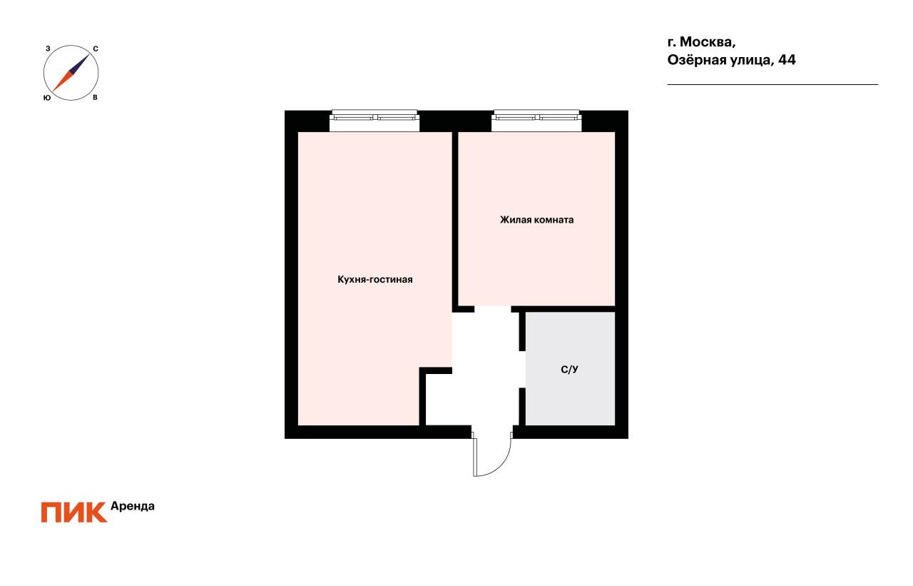 1-к. квартира, 35.9 м², 71 300 ₽/мес — фото № 18 1-к. квартира, 35.9 м², 71 300 ₽/мес — фото № 18