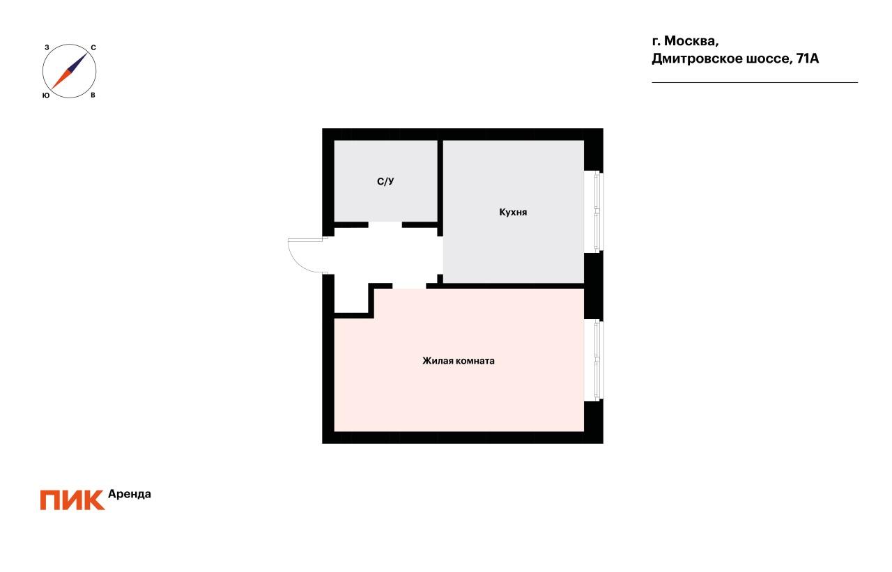 1-к. квартира, 37.7 м², 75 000 ₽/мес — фото № 22 1-к. квартира, 37.7 м², 75 000 ₽/мес — фото № 22