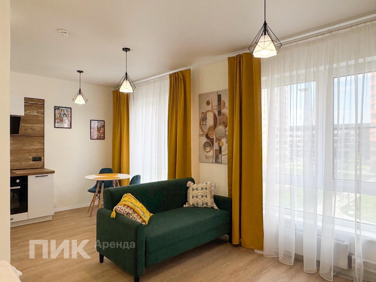 студия, 34 м², 71 300 ₽/мес — фото № 1 студия, 34 м², 71 300 ₽/мес — фото № 1