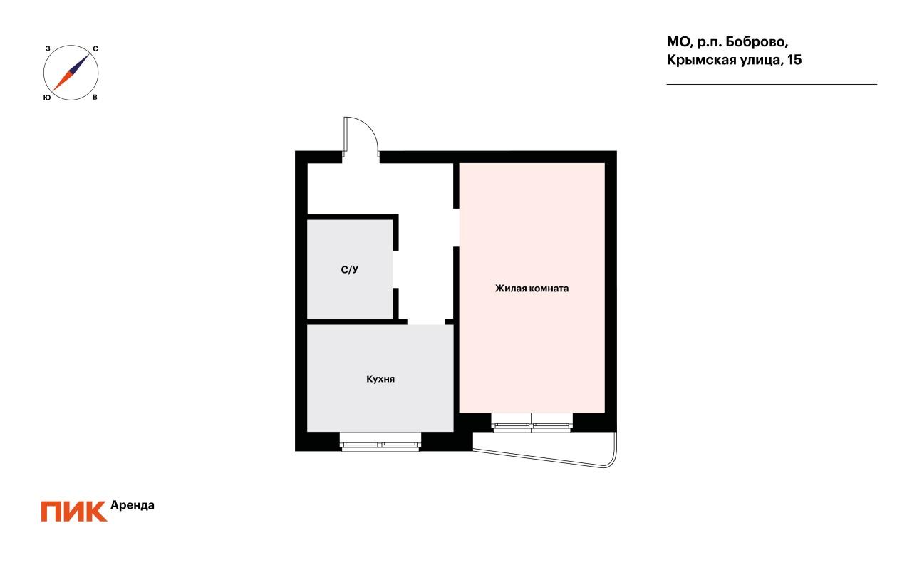 1-к. квартира, 37.5 м², 40 500 ₽/мес — фото № 19 1-к. квартира, 37.5 м², 40 500 ₽/мес — фото № 19
