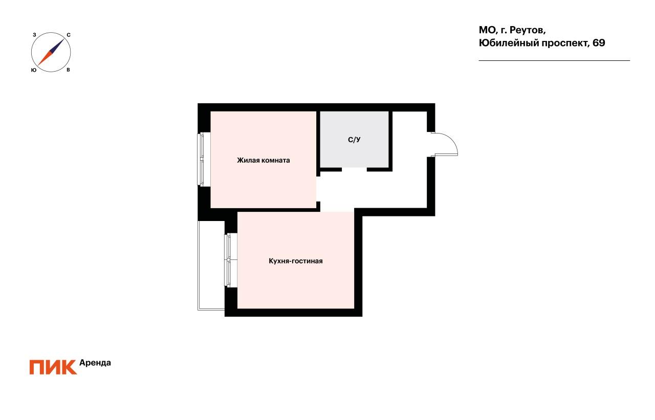 1-к. квартира, 38.5 м², 51 700 ₽/мес — фото № 21 1-к. квартира, 38.5 м², 51 700 ₽/мес — фото № 21
