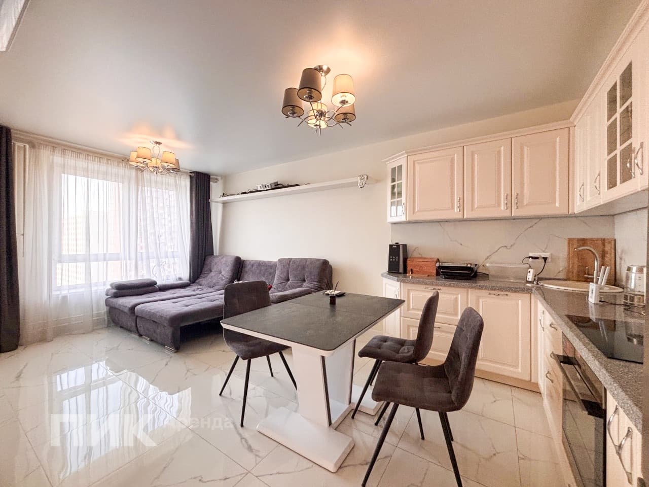 2-к. квартира, 53 м², 92 800 ₽/мес — фото № 1 2-к. квартира, 53 м², 92 800 ₽/мес — фото № 1